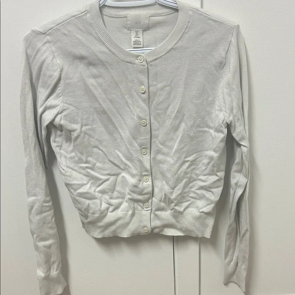H&M Cream Button-Up Cardigan - Picture 1 of 2